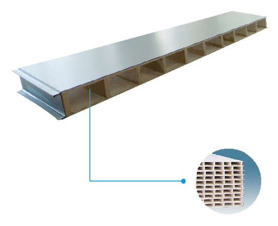 中空玻镁彩钢净化板